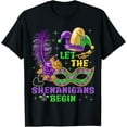 thumbnail image 1 of Let The Shenanigans Begin Mardi Gras Women Men Funny T-Shirt, 1 of 3