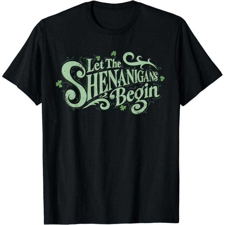 St Patricks Day Nurse Shirt Let The Shenanigans Begin Tee St Patricks Day Nurse Shirt Let The Shenanigans Begin Tee