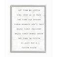 thumbnail image 1 of Let Them Be Little Kids Inspirational Word Design Gray Farmhouse Rustic Framed Giclee Texturized Art by Daphne Polselli, 1 of 7