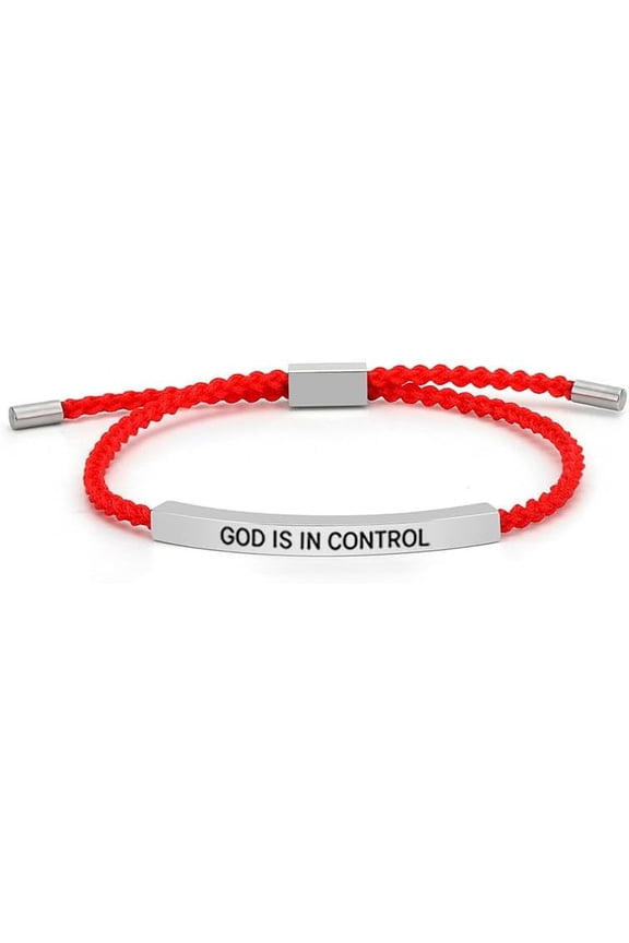 Let Them Bracelet for Women, Adjustable Braided Stainless Steel Engraving Inspirational Let Them Bracelet Gifts Jewelry