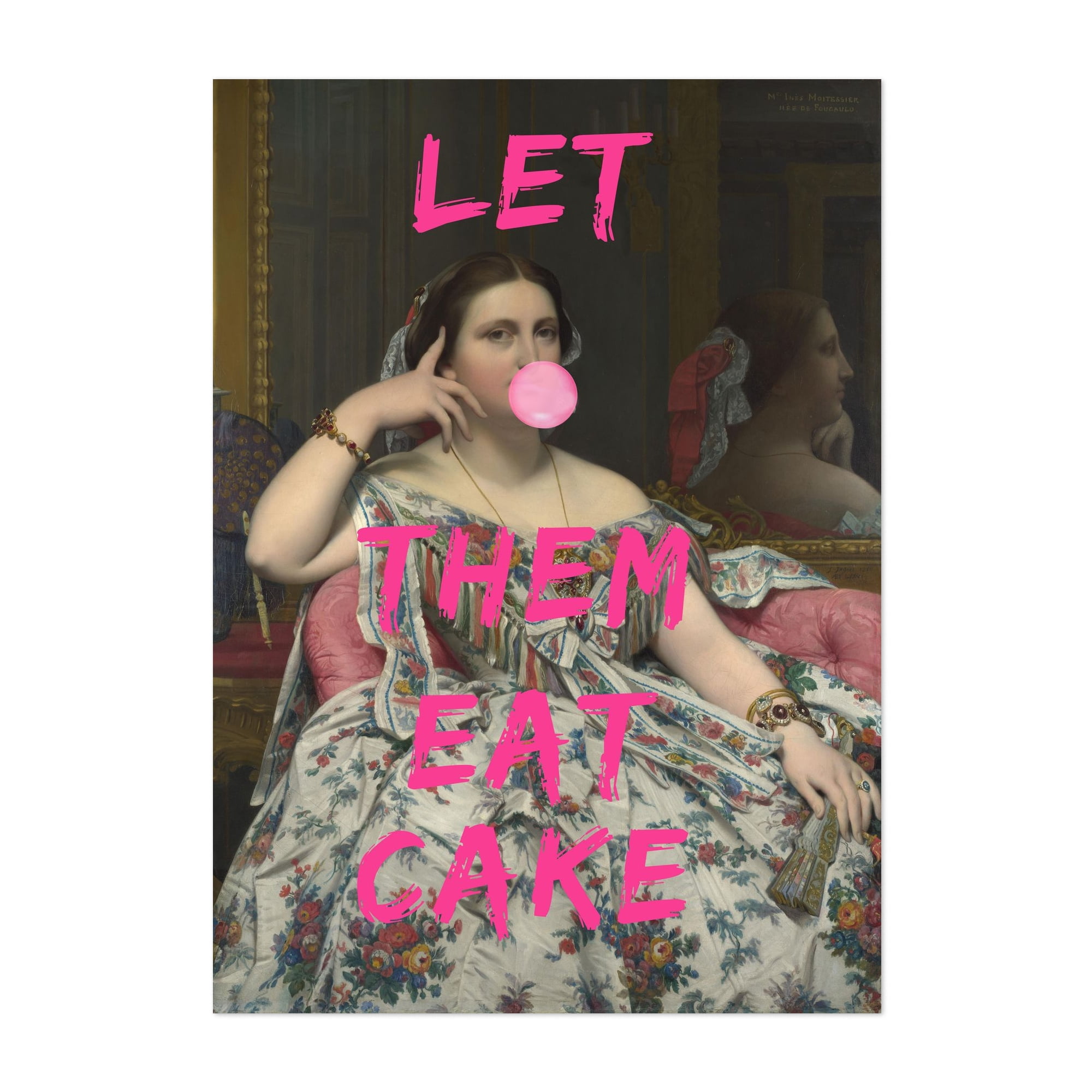 Let Them Eat Cake - Photography Pop Art Humor Quote Surrealism Modern Art  Whimsical Victorian Unframed Wall Art Print 8 x 12 inches - Walmart.com, image size:2000x2000