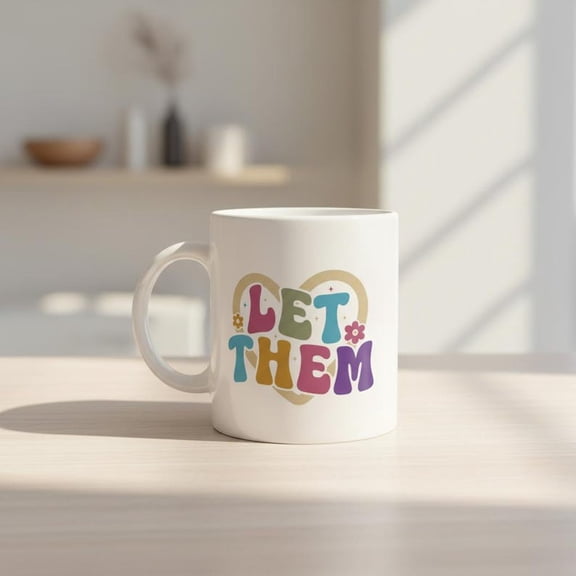 Let Them Misunderstand You Mug Minimalist EmpowerM1ent Quote Mug Inspirational Coffee Cup for WoM1en C1OACHes