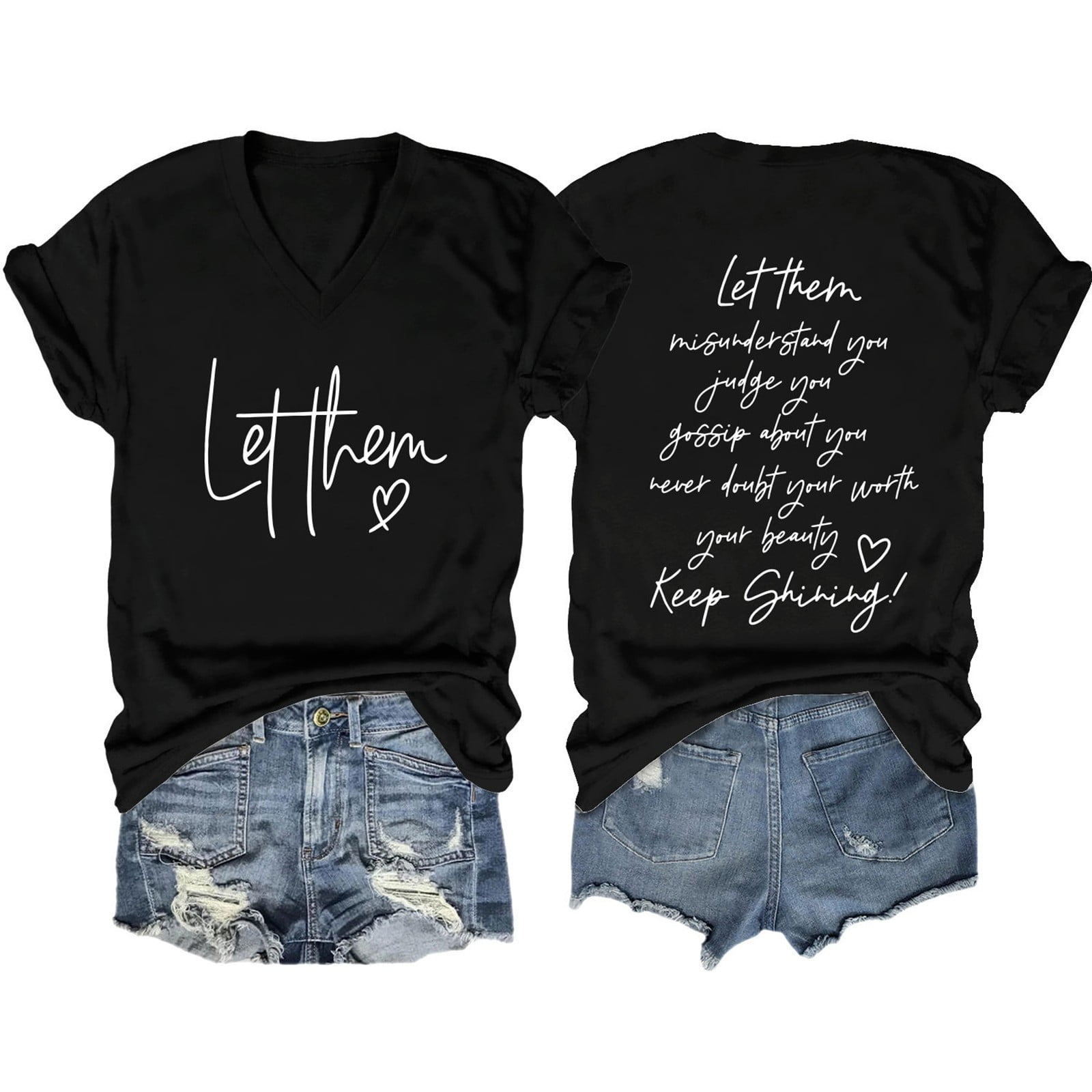 TAOHONG 'Mama' Graphic T-Shirt For Women - Navy Blue, Short Sleeve Casual Mom Life Tee, XX-Large