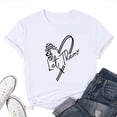 thumbnail image 1 of Let Them Women's T-Shirt – Minimalist Inspirational Graphic Tee, Soft Casual Motivational Top, 1 of 5