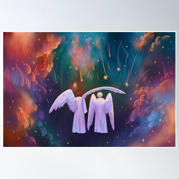 Let There Be Light Poster Wall Art, Modern Wall Decor, 24x36 UNFRAMED
