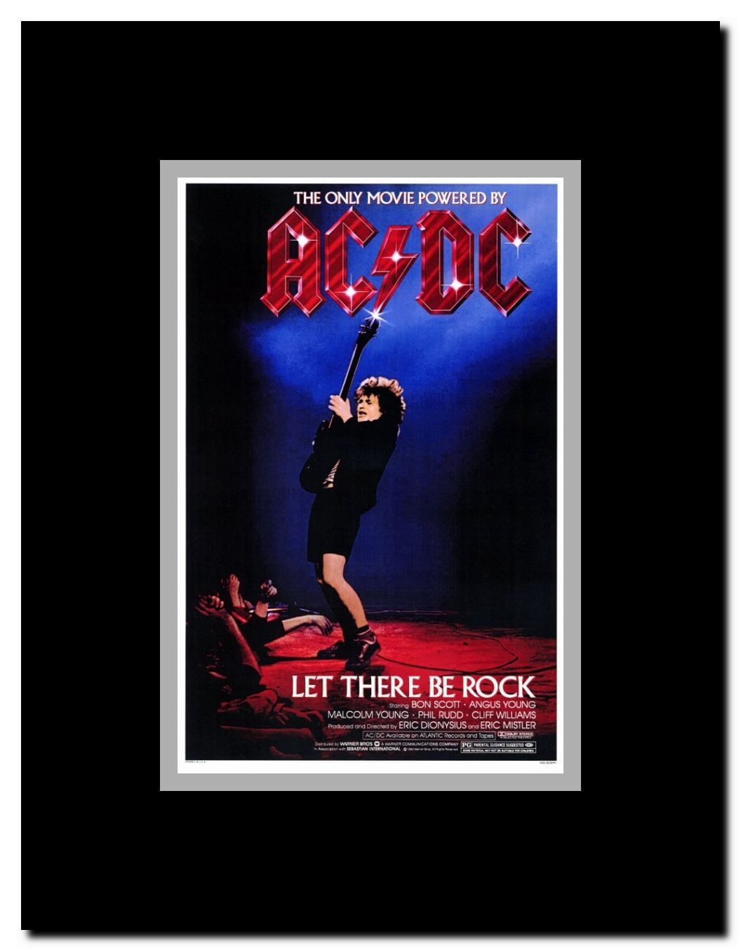 Let There Be Rock Framed Movie Poster