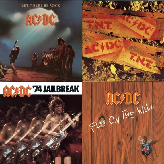 74 Jailbreak & Let There Be Rock & Tnt & Fly On The Wall [CD Bundle]
