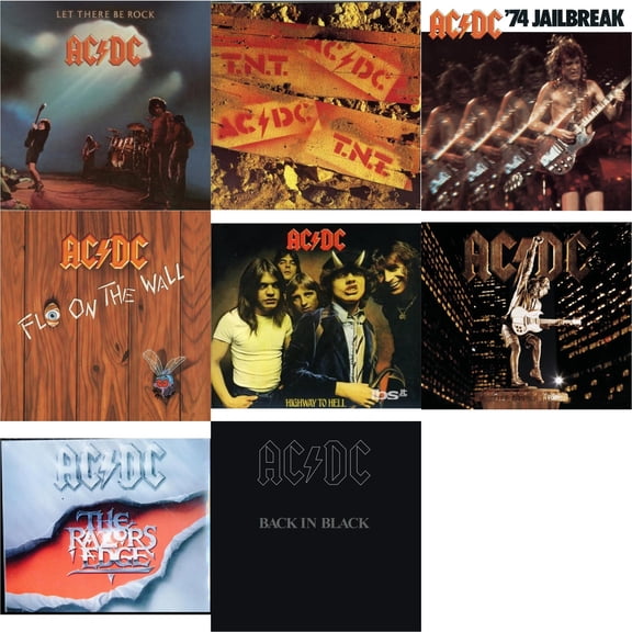 74 Jailbreak & Let There Be Rock & Highway To Hell & Back In Black & Razor's Edge & Tnt & Stiff Upper Lip & Fly On The Wall [CD Bundle]