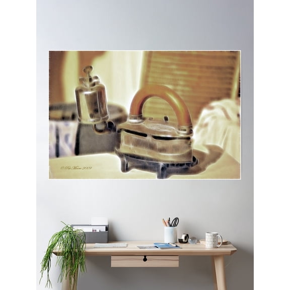 Let There Be Steam Poster Wall Art, Modern Wall Decor For Living Room Bedroom, 12x18 UNFRAMED