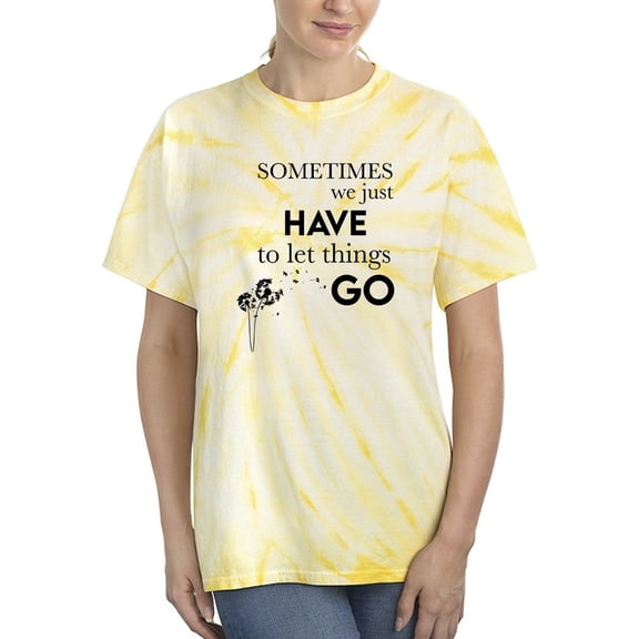 Let Things Go Tie Dye Cyclone Women -Smartprints Designs, Female XX-Large