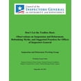 thumbnail image 1 of Don't Let the Toolbox Rust: Observations on Suspension and Debarment, Debunking Myths, and Suggested Practices for Offic, (Paperback), 1 of 1