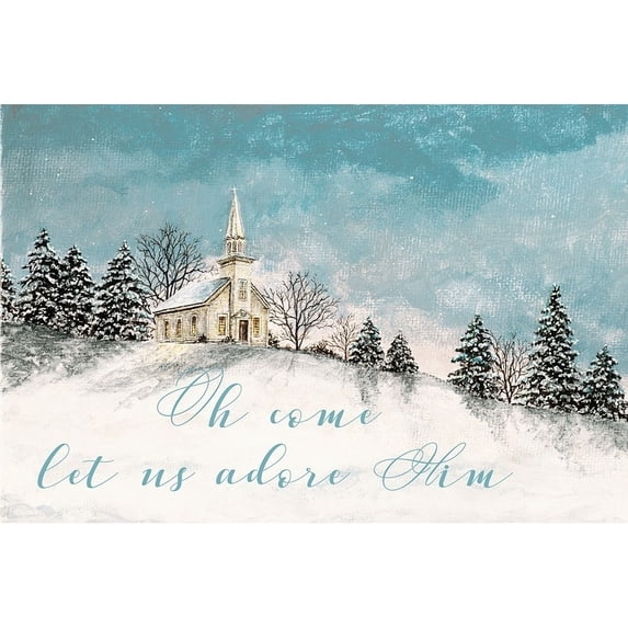 Let Us Adore Him Poster Print by James Redding