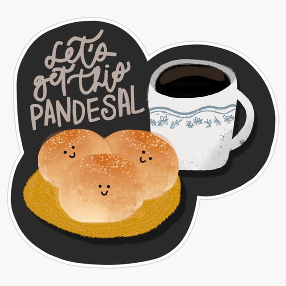 Let Us Get This Bread Sweet Pandesal Roll Pastry Decal For Bakery Journal Sticker
