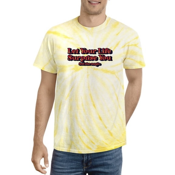 Let Your Life Surprise You Tie Dye Cyclone Men -Smartprints Designs, Male XX-Large