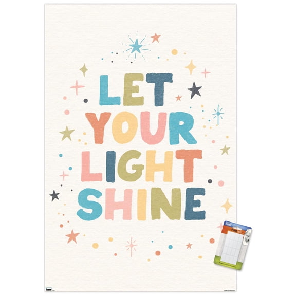 Let Your Light Shine Wall Poster, 22.375" x 34"