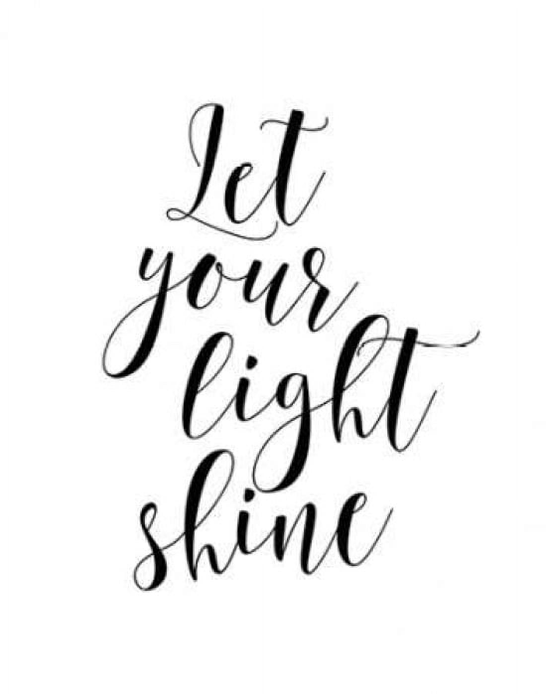 Let Your Light Sine Canvas Art - Tara Moss (22 x 28)