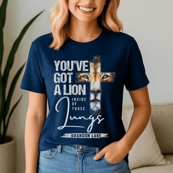 Let Your Lion Out Brandon Lake Merch Praise Jesus Shirt, Jesus Shirt, Easter Shirt, Christian Easter TShirt,He Has Rizzen Tee