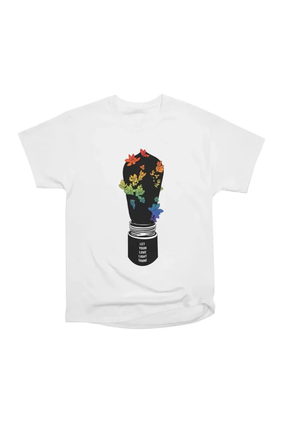 Let Your Love Light Shine T-Shirt Tee Gift For Him Merch For Her Apparel For Friend
