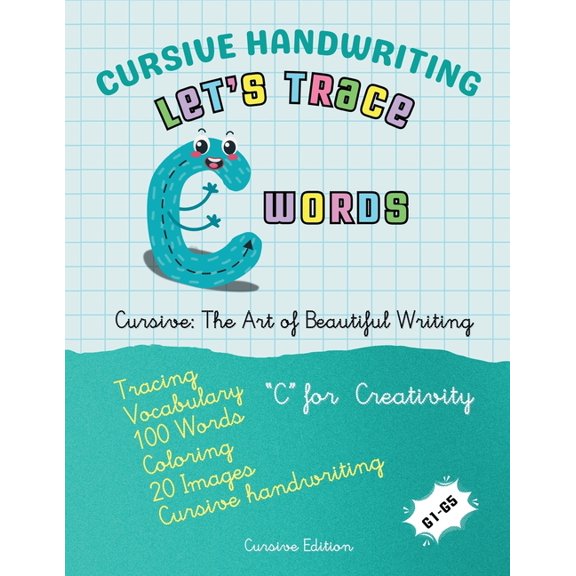 Let's Trace A to Z Words: 2,600 Words - Cursive Handwriting: Let's Trace C Words, (Paperback)