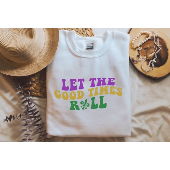 Let the good time roll shirt, Mardi Gras, Louisiana, Mardi Gras Shirt, Saints Shirt, NOLA Shirt, Mardi Gras Carnival, mardi gras costume, All Size S-5Xl