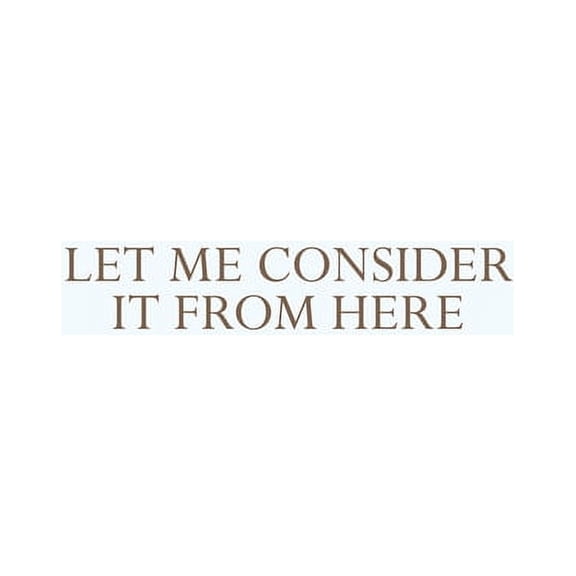 Let me consider it from here (Paperback)