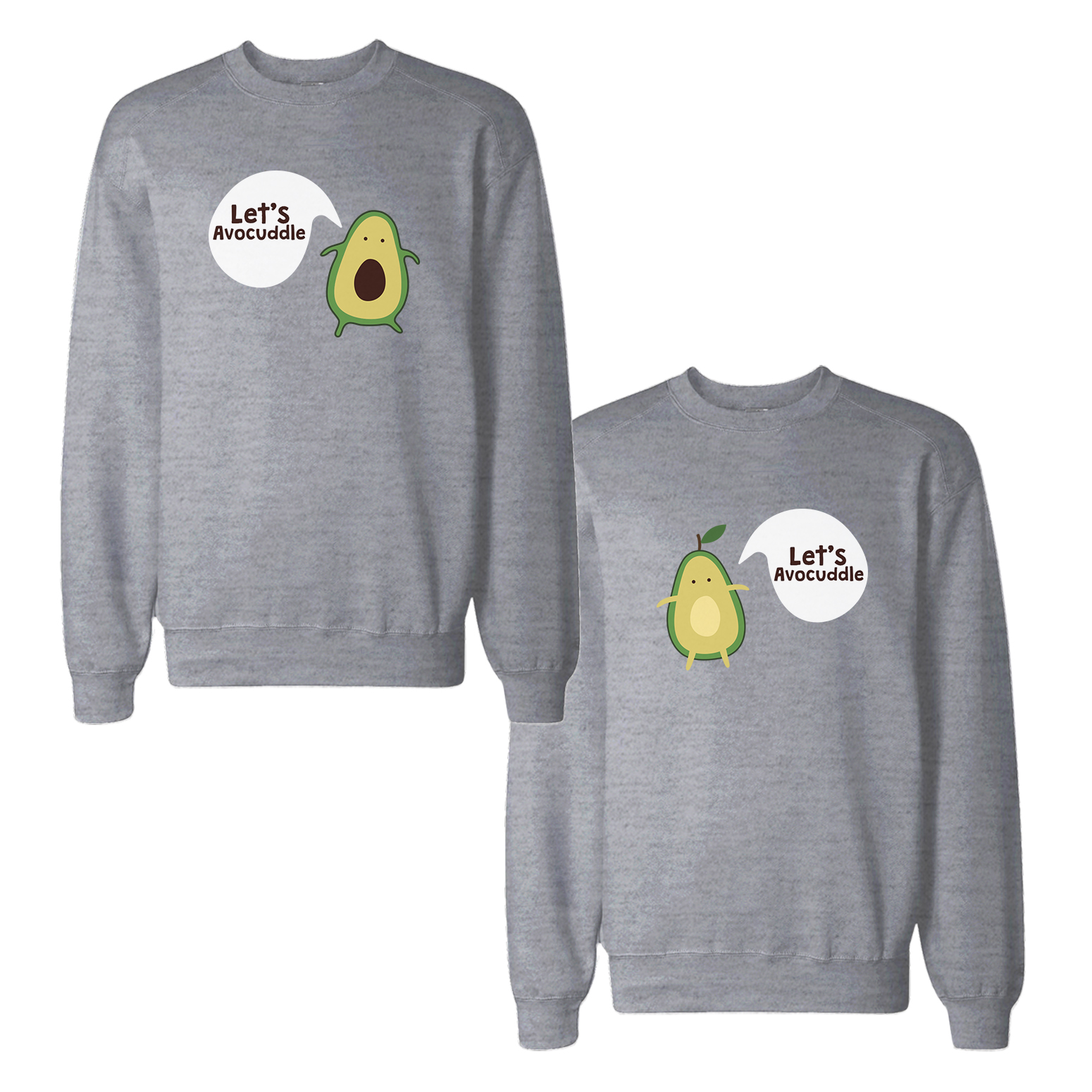 Let s Avocuddle Couple Sweatshirts Cute Matching Gifts For Christmas Walmart