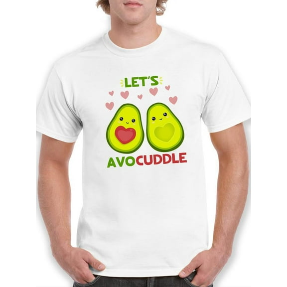 Let's Avocuddle T-Shirt Men -Smartprints Designs, Male 4X-Large
