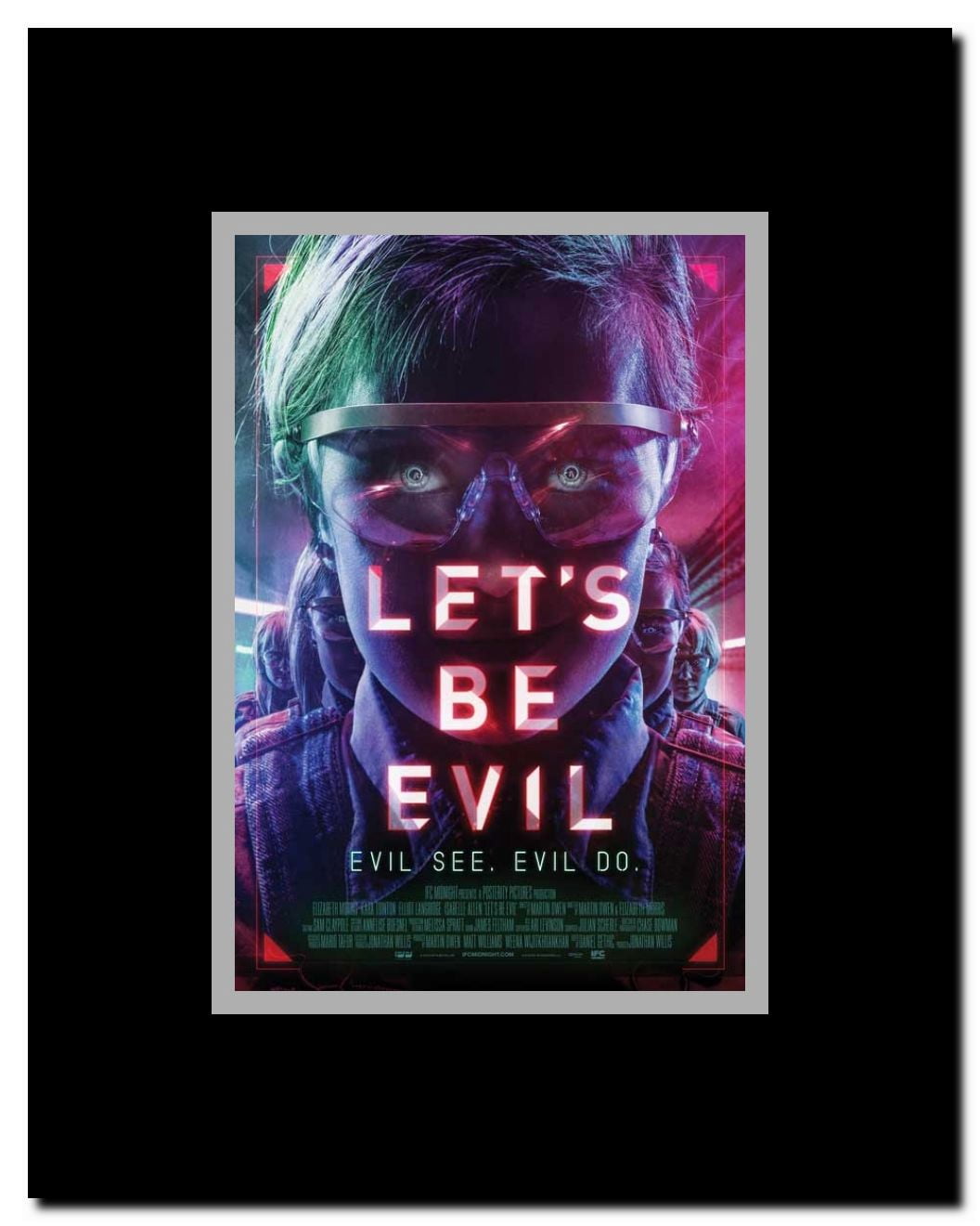 Let's Be Evil Framed Movie Poster