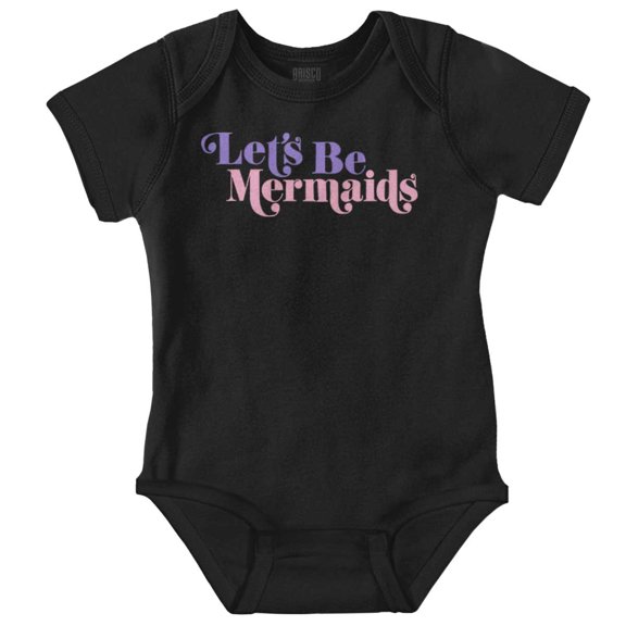 Let's Be Mermaids Cute Beach Day Bodysuit Jumper Girls Infant Baby Brisco Brands 12M