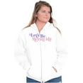 thumbnail image 1 of Let's Be Mermaids Cute Beach Day Zip Hoodie Sweatshirt Women Brisco Brands L, 1 of 6