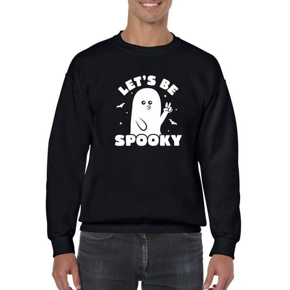 Let's Be Spooky Sweatshirt Men -Smartprints Designs, Male x-Large