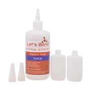 Let's Bond 17.6 oz Thick Professional Grade Instant Glue Bundle, Premium Cyanoacrylate, 700 CPS