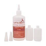 Let's Bond 17.6 oz Thin Professional Grade Instant Glue Bundle, Premium Cyanoacrylate, 5 CPS