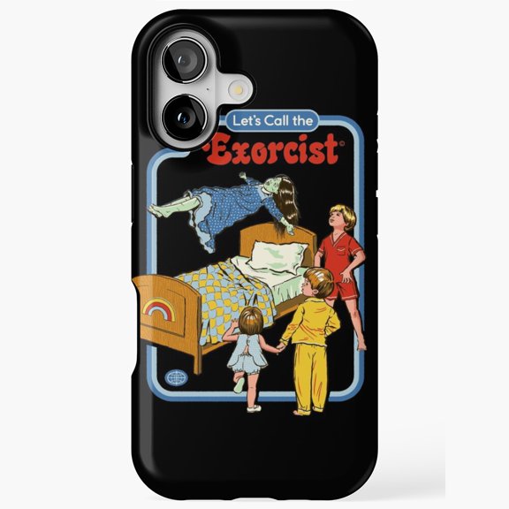 Let’s Call the Exorcist Retro Vintage Horror Aesthetic Graphic Case for 11/12/13/14/15/17 Pro Max
