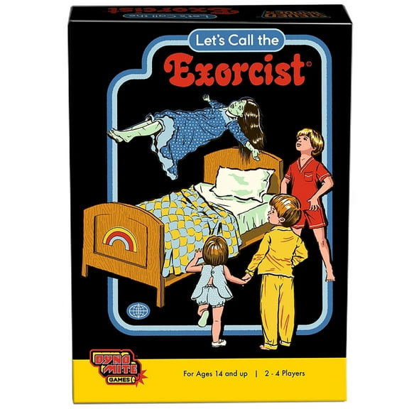 Let's Call the Exorcist: STEVEN RHODES GAMES VOL. 2 - Dark Retro Social Deduction Game, Ages 14+, 4-8 Players, 20-45 Min