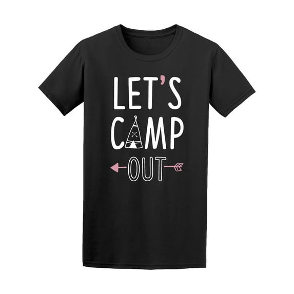Let's Camp Out Adventure T-Shirt Men -Image by Shutterstock, Male Large