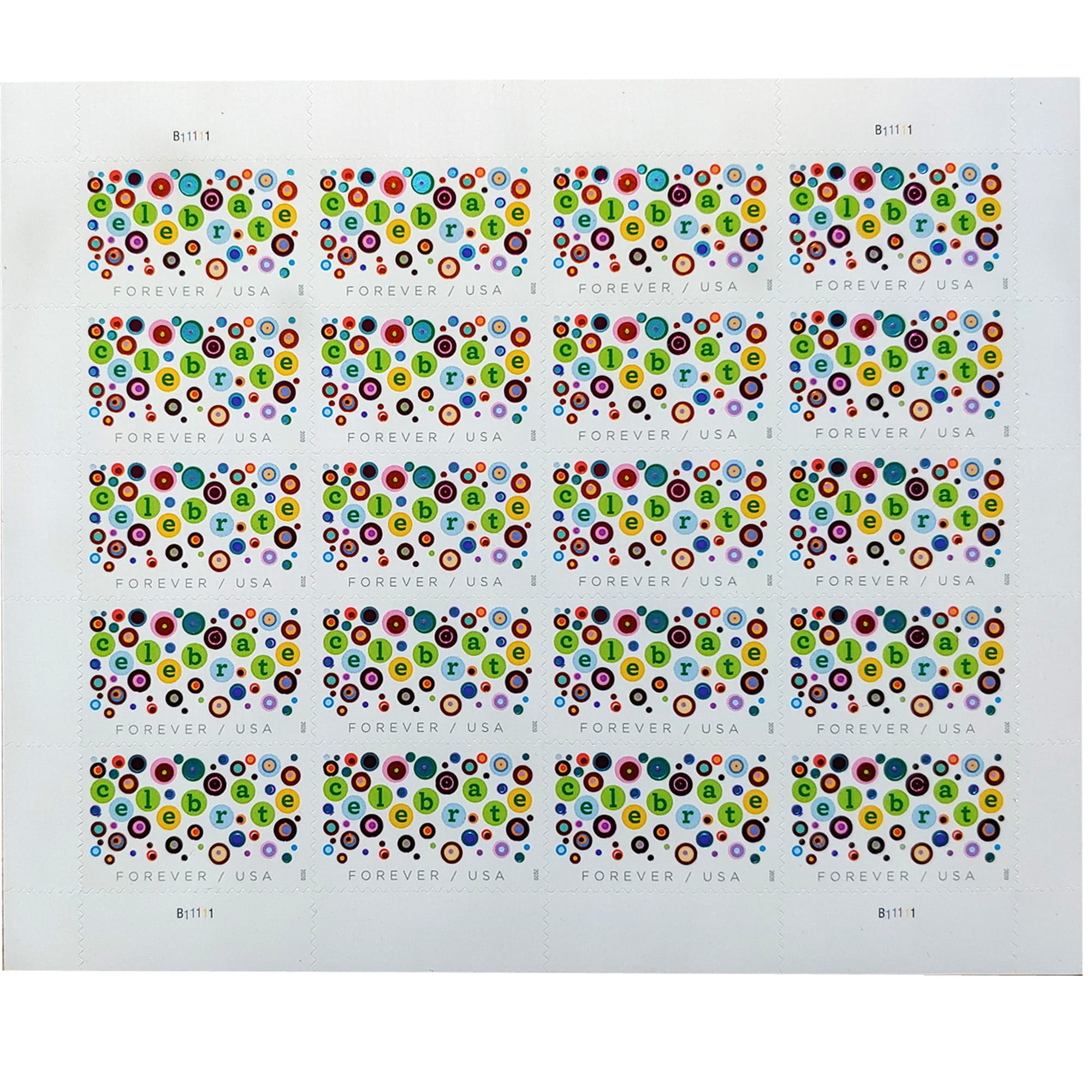 Drug Free USA One Sheet of 20 Stamps Forever Rate