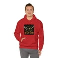 thumbnail image 1 of Let's Chill Hoodie - Astronauts in Space Unisex Hooded Sweatshirt, 1 of 7