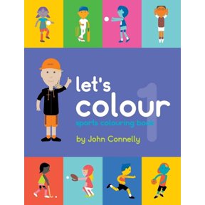 Let's Colour Let's Colour: sports colouring book 1, Book 1, (Paperback)