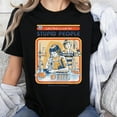 thumbnail image 1 of Let's Cure Stupid People Lab Retro Dark Humor Graphic T-Shirt, Sizes S-5XL, Tbun, 1 of 5