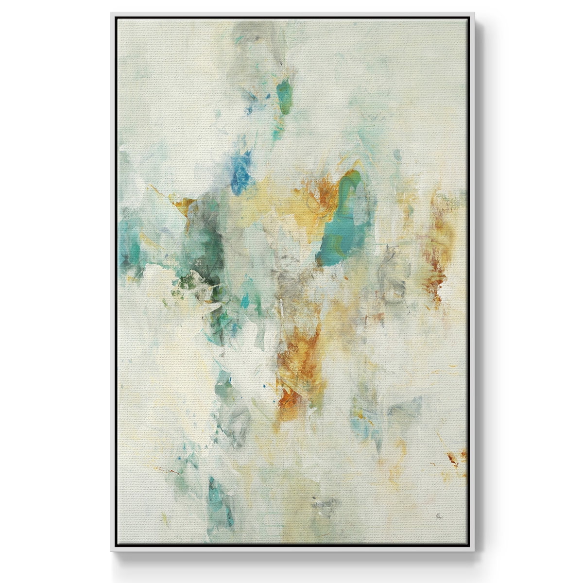 Let's Dance Framed Premium Gallery Wrapped Canvas - Ready to Hang - 25 x 37 - White Floating Frame