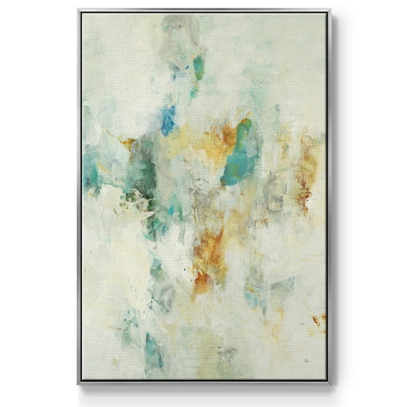 Let's Dance Framed Premium Gallery Wrapped Canvas - Ready to Hang - 27 x 41 - Silver Floating Frame