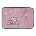 thumbnail image 1 of Let's Dance Linen Pink Dish Drying Mat, 1 of 7