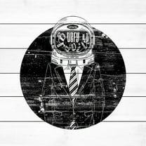 Let's Defy Gravity Painting Print on White Wood