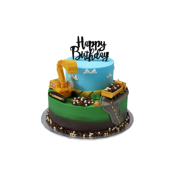 Lets Dig In 2 Tier Cake