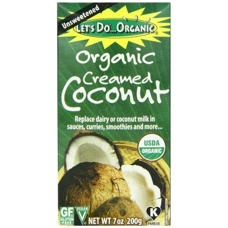 Let's Do Organic Creamed Coconut, 7 Ounce