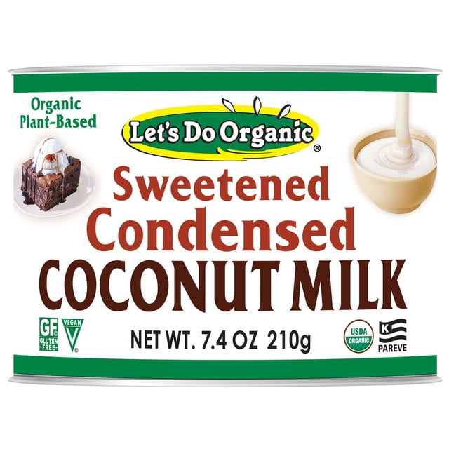 Let's Sweetened Condensed Coconut Milk, 7.4 Ounce Cans