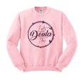 thumbnail image 1 of Let's Doula This Sweatshirt Unisex Medium Pink, 1 of 5