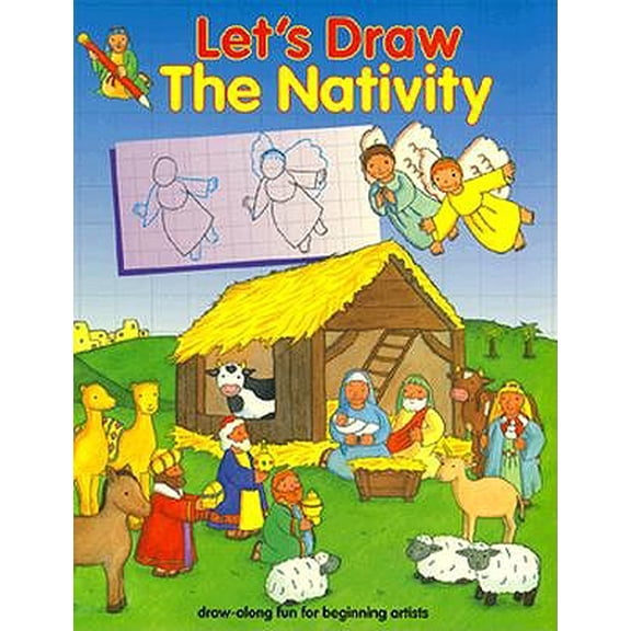 Pre-Owned Let's Draw the Nativity