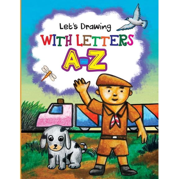 Let's Drawing with Letters A-Z (Paperback)